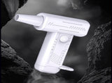 2-in-1 Electric Air Duster 130000 RPM Mini Blower with LED Light for Camping Home Car White V1263-JX-7126-1