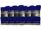 6 Pairs MERINO WOOL SOCKS Mens Heavy Duty Premium Thick Work Socks Cushion BULK - Blue - 6-11 V563-6AUSOCKS-BLUE-6-11