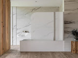 180 Degree Pivot Door 6mm Safety Glass Bath Shower Screen 1200x1400mm By Della Francesca V63-830121