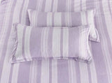 Midnight Calm stripes purple 3Piece Bedding Cozy comforter Style V745-MAB010567AJ3