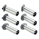 Heavy Duty Cast Stainless Steel Boat Fishing Rod Holder with Protective Cap for Yacht and Marine V1341-ZY-MVEAMBJ5-90