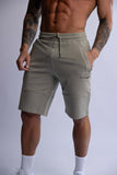 HARD HITTERS SLIM FIT TERRY SHORTS SAGE X- LARGE V697-SLIM-FIT-TERRY-SHORTS-SAGE-X-LARGE