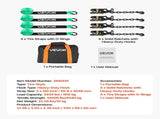 Wheel Chock Tie-Down Kit, Tire-Style Tow Dolly Strap, Car Tie Down Kit with Heavy-Duty Hook, Break V952-CLJGTJ2LTXZX66N3Q001V0