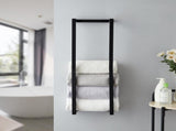 Towel Rack for Rolleds, Rack for Bathroom,Wall Mounted Metal Bathroom Organizer, Bath V1369-AZ3-W-06389