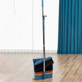 Broom and Dustpan Set Indoor 180 Rotatable Standing Storage, Broom and Dustpan Set Foldable Hand V1366-AZ2-W-12823