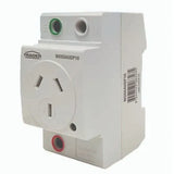 GSME Trader Auto Switched Socket 15 Amp 250 Volt 3 Flat Pin WOSOAUDP15 V1202-V1-GSMWOSOAUDP15