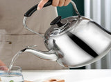 Whistling Kettle Stainless Steel Boiling Audible Alarm Large Opening Stovetop Teapot with Tea Filter V1294-YM0703-3118230038911