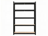 Giantz Garage Shelving 1.6X0.8m Warehouse Shelves Storage Rack Pallet Racking Black WR-E-8X16-BK