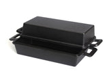 2-in-1 Cast Iron Bread Loaf Pan Tin with Lid Dual Use Baking Dish with Ergonomic Handles, V324-TSD-DULBREPOT