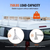 3-Bar Van Roof Ladder Rack Adjustable 56.3"-61.4" for Full-Size Vans V952-XSHCH474837508SG0V0