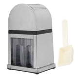 Manual Ice Crusher Labor Saving Hand Crank Shaved Ice Machine with Transparent Cover for Home Bar V1294-YM0716-3113220134211