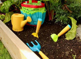 Kids Garden Tool Set All-in-One Gardening Kit with Trowel, Shovel, Rake, Watering Can & Tote Bag V1258-DP02-C-268