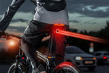 Bike Smart Taillight Auto Brake Sensing Rear Light Warning Saddle Light V1308-DSZKI-70