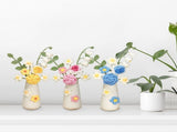 Simulation Woolen Flower Handmade Knitting Artificial Flower Crochet Knitted Flower with Ceramic V1294-YM0706-231120HL02-5