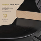 TOPIA HANGER Premium Wooden Hangers, Luxury Boutique Wood Hangers with Extra Thick Hook and Non Slip V1258-DP02-F-225