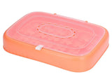 24 Eggs Containers ABS Egg Tray Storage Box Refrigerator Organizer Bins with Breathable VentsOrange V1294-YM0715-3113210304211