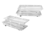 2PCS Soda Can Dispenser for Refrigerator 2 Layer Adjustable Auto Rolling Transparent Beverage Holder V1294-YM0901-3118230321911