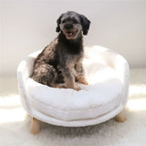 Luxury Round Pet Sofa Bed 60cm Soft Cushion Anti-skid V178-66937
