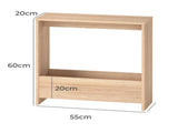 Levede Side Table with Magazine Rack Small End Table NI1062-OA-AU