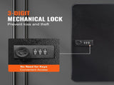 48-Key Cabinet, Key Safe with Combination & Key Lock, Digital Security Storage Box Steel Key V952-YCAQJHS48PCSWJCW9V0