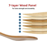 7 Layers Skateboard Deck Natural Wood Maple Double Concave Blank Skate Board DIY V63-836411