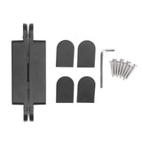 Door Hinge Quiet Zinc Alloy Matte Finished 3D Adjustable Invisible Door Hinge for 1 3/8 Inch Door V1294-YM0901-3114240081311