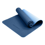 Powertrain TPE Pilates Exercise Yoga Mat 8mm - Dark Blue YM-TPE-DHG-DBU