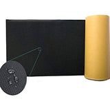 10 Pcs Black Garage Door Protection Stickers, 200 x 20 x 0.4 cm V1188-MS-527-005