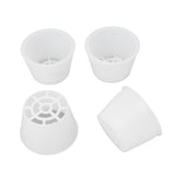 100 Set Hydroponic Grow Baskets Sponges Circular Planting Baskets Plant Growth Sponges White V1294-YM0703-3111230094812