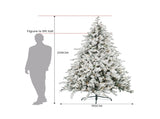 Christabelle 2.3m Snowy Dorchester Pre-Lit Christmas Tree with 1198 Tips 112_NATSD75