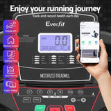 Everfit Treadmill Electric Home Gym Fitness Exercise Machine w/ Sit Up Bar 420mm TMILL-420-M06-SUB