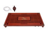 Chinese Style Kongfu Tea Tray Wooden Teaboard Drainage Water Storage Serving Tray Orchid Pattern V1294-YM0703-3118230040312