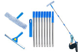 3.1m Extendable Window Squeegee Cleaner Kit with Long Handle for Glass Shower Car and RV V1263-JX-8047