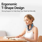 Extra Large Posture Corrector for Neck & Cervical Spine Alignment - 360&deg Adjustable Neck Collar with V1107-108-96829-BLK-XL
