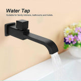 G1/2 Modern Brass Wall Mounted Faucets Bathroom Wall Mounted Faucet Single Hole Cold Water Faucet V1263-JX-3181