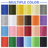 24Pcs Sewing Thread Spools Set 1000 Yards Per Spool Mixed Cotton Threads for DIY Sewing V1192-AZ-W-31773