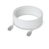 Ubiquiti UniFi Premium Patch Cable, 15M, White, Ultra-thin Braided Patch Cable, Designed And V1202-V2-NHU-PATCH-EL-C6A-15M-W