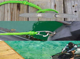 Kayak Tow Rope with Clip Dock Lines Heavy Duty Braided Line Ideal for Jet ski,watercraft Boat, V1259-DP01-A-1312