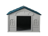 PaWz Dog Kennel Outdoor Indoor Pet Plastic XL Blue PT1081-XL-BL