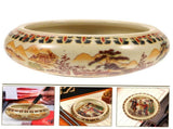 Pen Tray Calligraphy Ink Plate Chinese Calligraphy Ink Bowl Traditional Ink Dish Japanese Pen Clean V1192-AZ-W-11458
