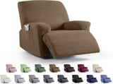 Recliner Covers, Stretch Reclining Chair Covers, Recliner Sofa Slipcovers Stripe Jacquard Recliner V1258-DP02-C-1276