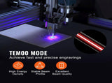 Laser Tube, 50W CO2 Laser Tube for Laser Engraver and Cutter Machine, 850 mm Length, 50 mm Diameter, V952-CO2JGG50W00025GL9V9