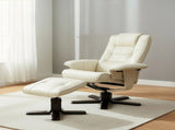 PU Leather Massage Chair Recliner Ottoman Lounge Remote V63-771955