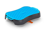 4-in-1 Slow Feeder Dog Bowl - Dark Grey Bowl with Blue Lickmat V1023-SF-4IN1-DG_DB
