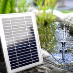 Gardeon Solar Pond Pump Submersible Water Fountain with Battery Kit LED Lights 4.3FT FOUNT-POND-B-LI-DX50