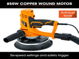 UNIMAC 180mm 850W Handheld Drywall Sander, Electric Dry Wall Sanding Machine, with Automatic Vacuum V219-SNDDRYUMHA6A