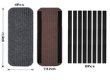 RV Step Covers, 4 PCS Step Covers, RV Stair Covers Replacement For Steps For Travel Trailers, V1369-AZ3-W-15931