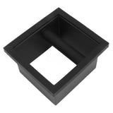 Coffee Ground Knock Box Square Bottomless Black Rubber PTFE Steel Residue Box for Cafe V1294-YM0626-3118230004311