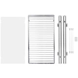 VEVOR Pull Out Cabinet Under Sink Organizer 11 x 21 Inch Wire Drawer Basket V952-HG111W21D315HPXRLV0
