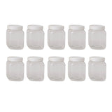 10x 250g Plastic Honey Jars + Lids - Square Clear Food Grade Packaging Containers V238-SUPDZ-32706696183888